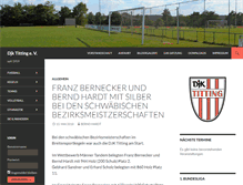 Tablet Screenshot of djk-titting.de